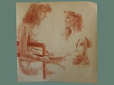 Sanguine Lead Drawing