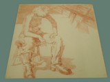 Sanguine Lead Drawing