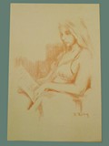Sanguine Lead Drawing