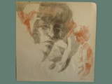 Sanguine Lead & Charcoal Drawing