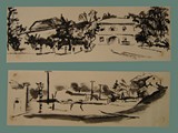 Pen & Ink Drawings by Helga Wolfenstein of Theresienstadt