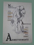 Commercial Art Drawing by Peter Kien / Petr Kien at Theresienstadt about Work Statistics