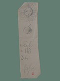 Drawing by Peter Kien / Petr Kien in Lovers' Code at Theresienstadt