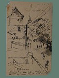 Drawing by Peter Kien / Petr Kien at Theresienstadt